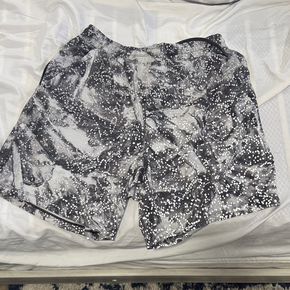 lululemon athletica Black and White Athletic Shorts